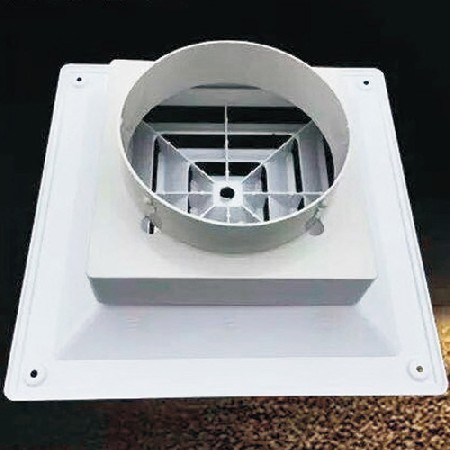 方形散流器帶方轉園